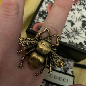 Authentic gucci bee ring